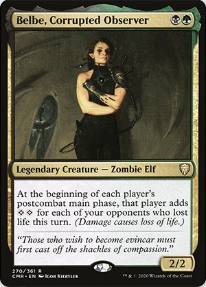 MTG card Belbe, Corrupted Observer