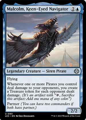 MTG card Malcolm Keen-Eyed Navigator