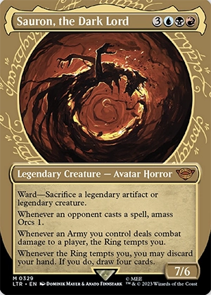 MTG Card Sauron, the Dark Lord